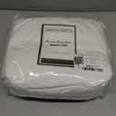 Ashton Sheets Egyptian Cotton Queen Size Duvet Cover Only - Premium 600 Thread Count 100% Egyptian Cotton Soft Sateen Weave Comforter Cover, Zipper Closure & Corner Ties (1 Pc, White, Queen/Full)
