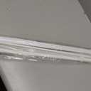LazBlinds No Tools No Drill 1" Vinyl Mini Blinds, Cordless Blinds for Windows, Light Filtering Horizontal Window Blinds & Shades, 33" W x 48" H, White