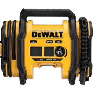 DEWALT Tire Inflator Portable Air Compressor 20V MAX, Car Air Pump with Automatic Shut Off, LED Light, Tool Only (DCC020IB)