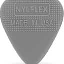 D'Addario Accessories Nylflex Guitar Picks - Nylon Guitar Picks with Grip - Great for Vintage Electric Sounds and Acoustic Strumming - 10 pack, Medium (.75mm)