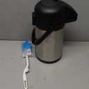 64 Oz Airpot Coffee Dispenser with Pump, Insulated Thermal Coffee Carafe - Stainless Steel Hot Beverage Dispenser - Thermos Urn for Hot/Cold Water, Drink Dispenser for Parties (1 Pack)