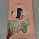 INH Hair Lola Ponytail Extension - Sandy Blonde | Lola 17 inch Clip in Straight Pony with Swoop, Secure Comb Base and Wrap Around Design, Mid-length for Women, Lightweight Vegan Synthetic Hair