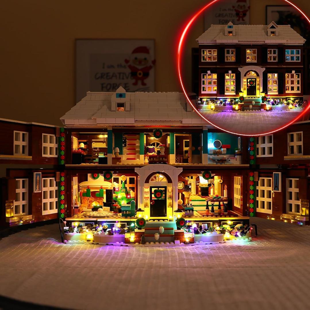 BRIKSMAX Led Lighting Kit for Lego Home Alone - Compatible with Ideas 21330 Building Blocks Model- Not Include The Lego Set