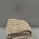 Fluffy Shag Runner Rugs for Bedroom Hallways, 2x8 Beige Long Soft Throw Area Rug Non Slip for Bedside Dorm, Shaggy Furry Carpet for Nursery Living Room Home Decor