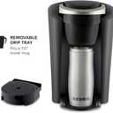 Keurig K-Compact Single-Serve K-Cup Pod Coffee Maker, with 3 Brew Sizes, Smart Start Feature, 36oz Removable Reservoir, Black