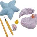 Fun Express 3 1/2" Sea Series Starfish & Seashell Treasure Dig Kits - 12 Pieces
