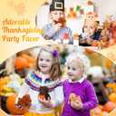 Vinsot 16 Pcs Thanksgiving Stuffed Animals Bulk Dog Plush with Pumpkin Maple Leaves Min Puppy Dog for Stuffed Animal Thanksgiving Theme Party Favors Gift