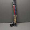 vidaXL Scythe with Grinding Stone - 57.1" Garden Tool with Steel Blade and Wooden Grips for Efficient Grass and Weed Cutting