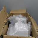 Raised Toilet Seat with Handles for Elderly - Toilet Seat Risers for Seniors with Adjustable Padded Arms - Elevated Toilet Safety Seat for Standard or Elongated Commode, White