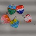 Pop Fidget Toys Bulk Its Valentines Day Gifts for Kids 30 Pack Valentines for Kids Classroom Valentines Day Party Favors Mini Heart Pop Fidget Keychain It Bulk Toys Valentine Goodie Bags Boys Girls