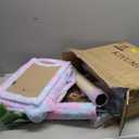 KIYUMI Cat Tree Cat Tower Condo with Sisal Scratching Post for Indoor Cats Tree Furniture with Hammock Perch and Kitten Ball Toys, Multi-Level Pet Activity Center (Rainbow)