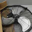 BEESTAR 20 inch High Velocity Wall Mount Fan,Industrial Fan with 3 Speed Commercial Ventilation,Easy Operation and 270 Degree Tilting,Metal Fan for Warehouse,Greenhouse, Workshop and Basement