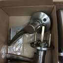 Veise Fingerprint Door Lock with 2 Lever Handles - Keyless Entry Door Lock, Electronic Keypad Deadbolt, Digital Smart Code & Front Handle Sets, Auto-Locking, Easy Installation, Satin Nickel