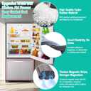 Upgarded W10571967, W10443320 Refrigerator Freezer door gasket Compatible with Whirlpool Freezer, 23" x 34.5" Freezer gasket seal for Kitchen-Aid Refrigerator KFCS22EVMS4, IX6HHEXDSM00, WRF535SMBM00