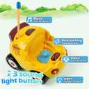 Remote Control Dinosaur Car Toys for Toddler Kids - Best Birthday Gifts for Boys Ages 2 3 4 5 Years Old, 2-Pack Toys for Toddlers 18+ Months with Lights and Music