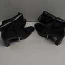 Lovee Cosee Knee High Boots for Women Square Toe Chunky Heeled Boots with Side Zipper Fashion Dress Elastic Tall Boots (9, Black-wide Calf)