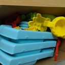 Kids Flower Water Sand Table for Toddlers - 2-Tier Outdoor Water Sand Play Table Toys for Boys Girls, Summer Splash Activity Sensory Table Party Birthday Gift for Kids 3-5 6-12