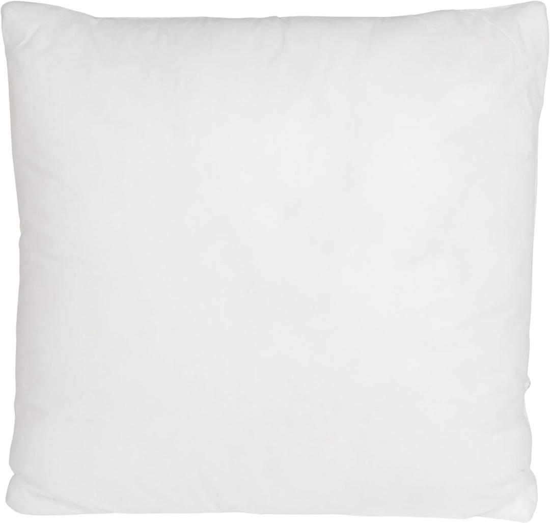 Creative Co-Op 18" Square Olefin w Polyester Filling Pillow Insert, White