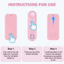 LANGREE Remote Page Turner for Kindle Paperwhite Oasis Kobo eReaders, Kindle Accessories, Page Turner Clicker for ipad Tablets Phone Reading Novels Taking Photos, Kindle Remote with Power Display Pink