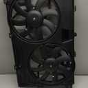 FD502 Replacement Dual Radiator & Condenser Cooling Fan Assembly for Ford Edge 2007-2014 for Lincoln MKX 3.5L 3.7L