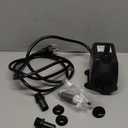 CWKJ Fountain Pump, 880GPH Submersible Water Pump, Durable 60W Outdoor Fountain Water Pump with Replacement Rotor Impeller, 3 Nozzles for Aquarium, Pond, Fish Tank, Water Pump Hydroponics, Fountain