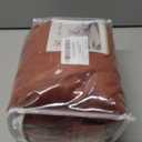 H.VERSAILTEX Velvet Stretch Couch Cushion Cover Plush Cushion Slipcover for Chair Loveseat Sofa Cushion Furniture Protector Seat Cushion Sofa Cover (2 Piece Medium Sofa Cushion Covers, Burnt Brick)