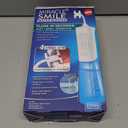 Ontel Miracle Smile Water Flosser for Teeth & Gum Health, Unique H-Shaped Flossing Head & 4 Water Jets, Cordless Water Flosser Features 360 Cleaning & 3 Pressure Modes, USB Rechargeable Dental Floss