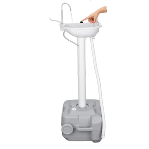 Portable Sink Outdoor Camping Sink Battery Operated Electric Hand Washing Station | 5 Gallon Tank with Towel Holder & Soap Dispenser Portable Sink Outdoor Camping Sink Battery Operated Electric Hand Washing Station | 5 Gallon Tank with Towel Holder & Soap Dispenser