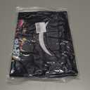 FLOYU 90s Shirt Dress Women's Short Sleeve Summer Dress 1990s Dresses 90s Neon Knee Length Dress (XL)