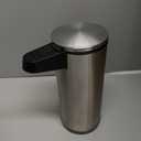 AIKE SensePro Automatic Soap Dispenser Type-C Rechargeable, Brushed Stainless Steel Finish 12.8 fl.oz. for Liquid Soap