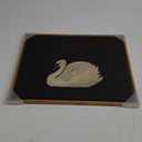 VIYYIEA Framed Wall Art for Living Room Vintage Swan Canvas Prints Easter Decor Gift, Grace Swan Art Painting Pictures Rustic Animals Bathroom Wall Decor, Farmhouse Home Decor, Bedroom, Office Decor, Art Zwaan