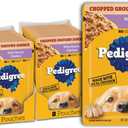 Pedigree Chopped Ground Dinner Wet Dog Food Pouches with Hearty Chicken, 3.5 oz Pouches, 16 Count