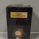 Hisummer Candle Warmer Lamp with Timer, Dimmable Candle Lamp Warmer with 312 K9 Crystals Adjustable Height Electric Candle Warmer for Women Gifts, Wax Warmer Lamp with 2 Bulbs for Jar Candles (Gold)