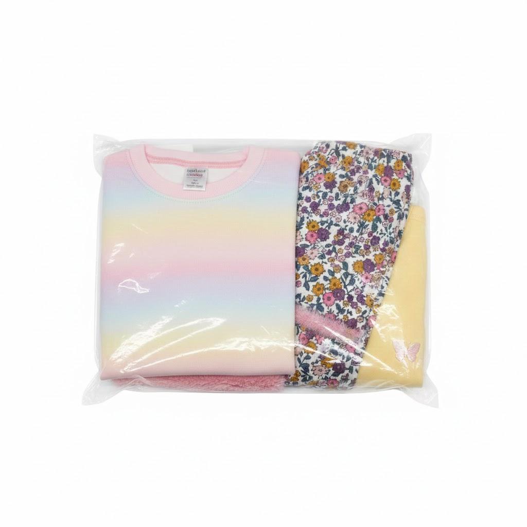 Girls' 2-Piece Outfit Set - Sweatshirt & T-Shirt - Size Small