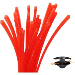 490-040-C035 Trimmer Line 18.5" x .155" Compatible with Cub Cadet, Troy-Bilt, Yard-Man, Bolens, Craftsman and Remington Walk-Behind Wheeled String Trimmers, 24-Pack