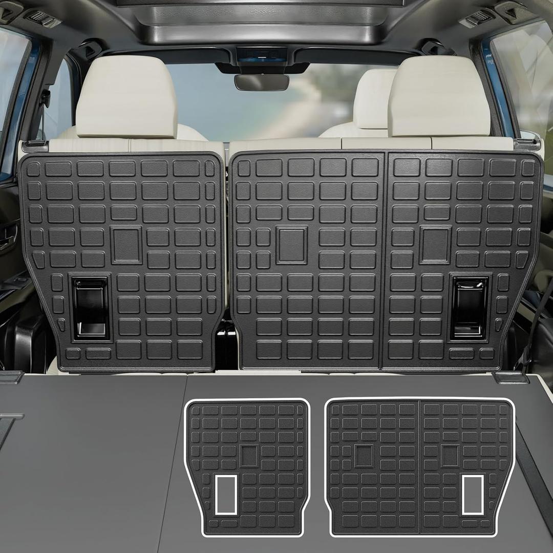 Rongtaod Kick Mats for 2024 2025 2026 Toyota Grand Highlander 8 Seats