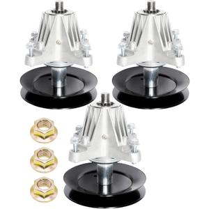 918-06978 618-06978 Deck Spindle Assembly Fit for 54 inch Cub Cadet RZT-L54 ZT1-L54 MTD Craftsman G8600 G8400 Z6900 Z6600 Troy Bilt TB2454 Mustang XP Mower(3 Pack)