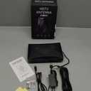 2026 TV Antenna for Digital TV Indoor, Long Range Smart Antenna for Local Channels, Support 4k 1080p with Amplifier Signal Booster for HDTV (Black)