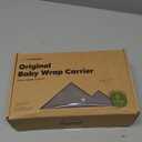 KeaBabies Baby Wrap Carrier - All in 1 Original Baby Carrier Newborn to Toddler Sling, Easy to Wear, Hands Free Bonding, Lightweight, Breathable Infant Wraps (Copper Gray) (One Size (Pack of 1))