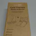 SuzziPad Cold Socks & Hand Ice Pack, Cooling Gloves for Chemotherapy, Chemo Care Package for Women and Men, S/M, Purple