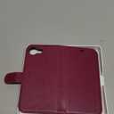 TUCCH Case Wallet for iPhone 17e & 16e, Kickstand PU Leather Magnetic Protective Flip Cover with [RFID Blocking] [4 Card Slots] [TPU Interior Case] Compatible with iPhone 17e/16e 6.1", Plum Purple