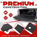 ECOTRIC Tailgate Molding Trim Compatible with 17-22 F250 F350 Super Duty