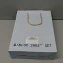 Shilucheng 100% Viscose Derived from Bamboo_ Sheets Queen Size 4pcs - Ultra Cooling & Silky Soft Bed Sheets, 16" Deep Pocket, Perfect for Hot Sleepers, Hotel Bedding Sheets (Dark Grey)