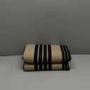 OJIA Outdoor Area Rugs 4'x6', Black and Tan Outdoor Rug Machine Washable Patio Rugs Cotton Hand Woven Entryway Rug Indoor Rugs for Bedroom/Porch/Deck/Backyard/Camping/Living Room