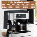 10-Cup Coffee Pot Replacement for De'Longhi COM532M 3066 3067 3093 3094 3111 3112 KF140 KF863 & BCO Series, Glass Carafe Compatible with De'Longhi Coffee Maker Espresso Machine