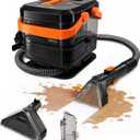 Steam Carpet cleaner & Upholstery cleaner machine with 2.2L+1L Dual Tank – 600W/19KPa power Suction, Spot Cleaner for Rugs, couch,Pet Odors, Heated Water & Accessories, Ideal for Labor Day.