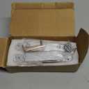 7" Hidden Door Hinges Invisible Hinges, Zinc Alloy Concealed Hinges Silent Invisible Door 3 Way Adjustable & 180 Swing Butt Hinge 7*2.8*1inch SilverPack of 2(Fits Only Doors Over 40mm Thickness)