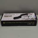 Electric Rotary Grill Brush for BBQ  304 Stainless Steel Rotary Brush Head, Anti-Shedding Bristles, Rechargeable 3-Speed Power Control, Up to 90-Min Runtime, Outdoor Grill Cleaner Black