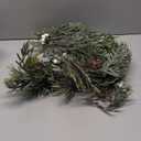 6FT Prelit Christmas Garlands with Lights Artificial Christmas Lighted Greenery Pine Cones Garland with White Berries for Christmas Door Mantle Stairs Railing Home Holiday Xmas Decoration Indoor