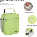 Lovoeo Lunch box Lunch bag for men women Insulated Lunchbox Lunch bags for Work Picnic Travel (Light green)